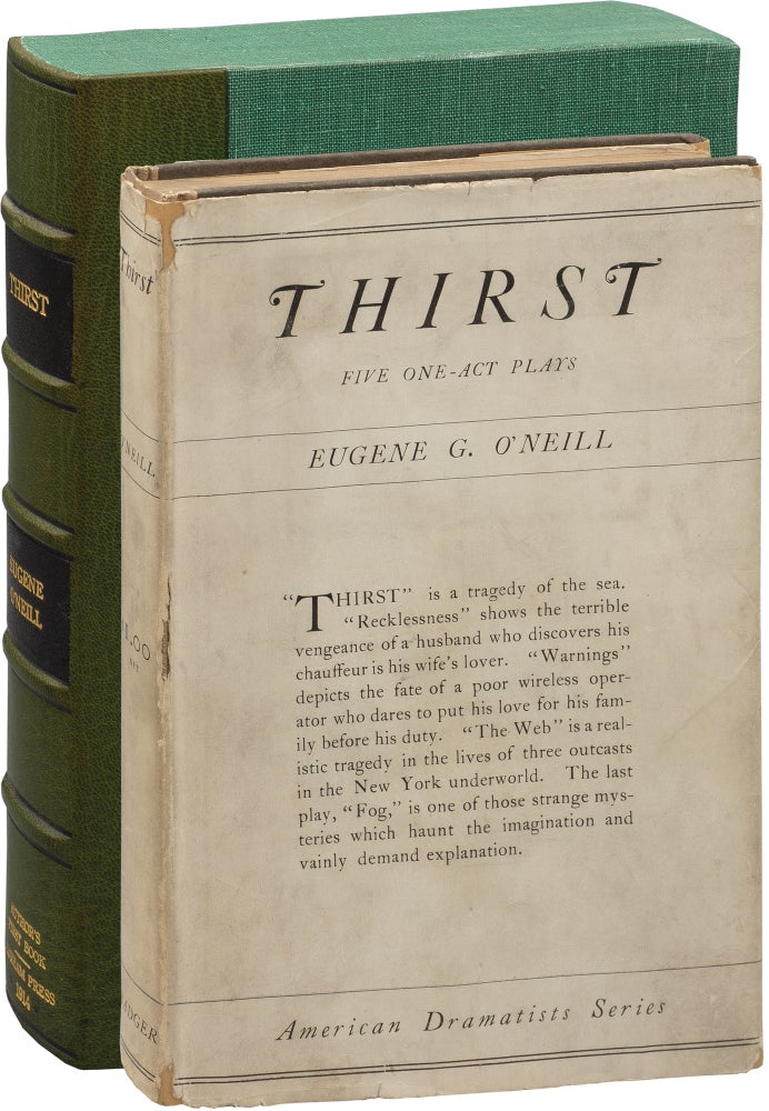 Book #155692] Thirst and Other One Act Plays (First Edition). Eugene O'Neill