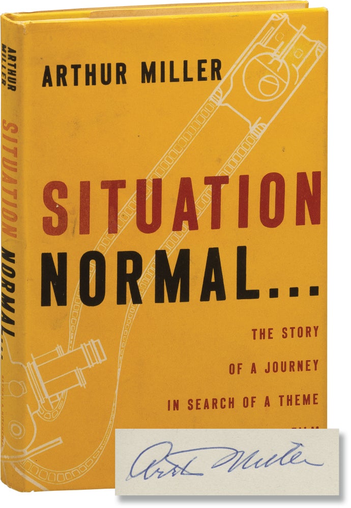 Book #155701] Situation Normal... (Signed First Edition). Arthur Miller