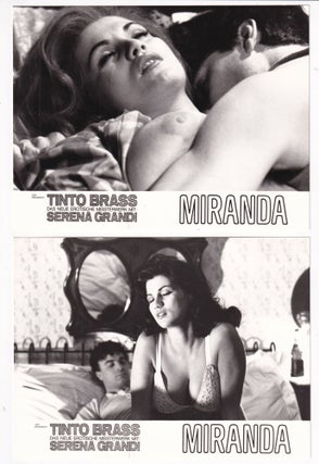 Book #155779] Miranda (Collection of four original photographs from the 1985 film). Tinto Brass,...