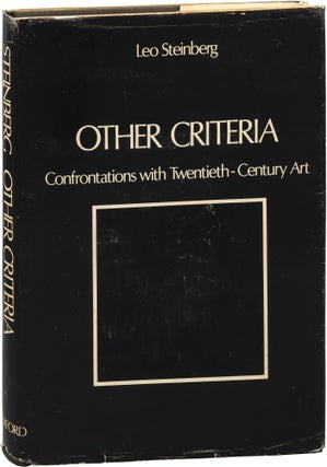 Book #155895] Other Criteria: Confrontations with Twentieth-Century Art (First Edition). Leo...