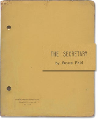 Book #155931] The Secretary (Original script for the 1969 off-Broadway play). Bruce Feld, playwright