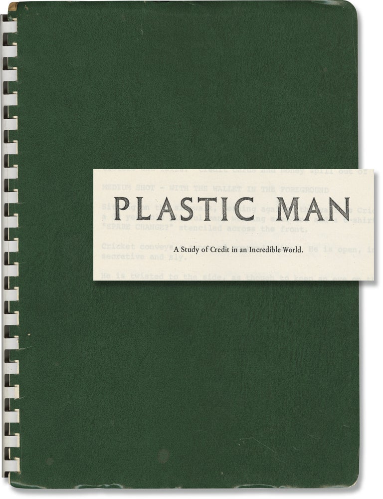 Book #155947] Plastic Man (Original screenplay for an unproduced film). Elihu Blotnick, author...