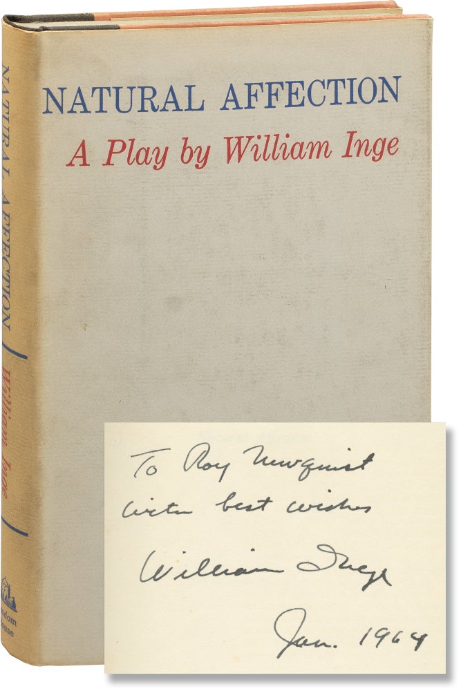 Book #155971] Natural Affection (First Edition, inscribed by the author). William Inge
