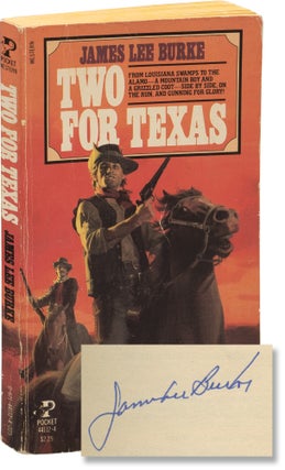 Book #155975] Two [2] for Texas (Signed First Edition). James Lee Burke