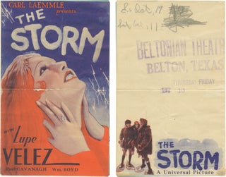 Book #155994] The Storm (Original program for the 1930 film). Lupe Velez, William Wyler, Langdon...