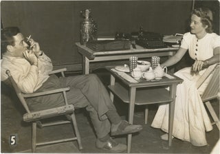 Book #156009] The Letter (Original photograph of Bette Davis and William Wyler on the set of the...