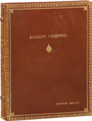 Book #156100] Valentino [Rudolph Valentino] (Original screenplay for the 1951 film, presentation...