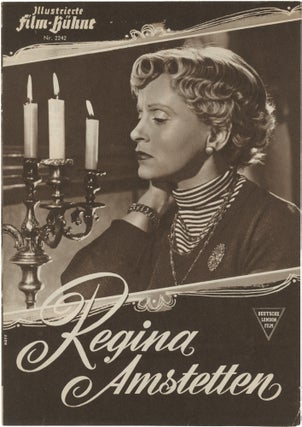 Book #156130] Regina Amstetten (Original program for the 1954 German film). Kurt Neumann, Ernst...