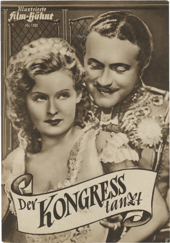Book #156152] Der Kongreß tanzt [Congress Dances] (Original program for the 1931 film). Erik...