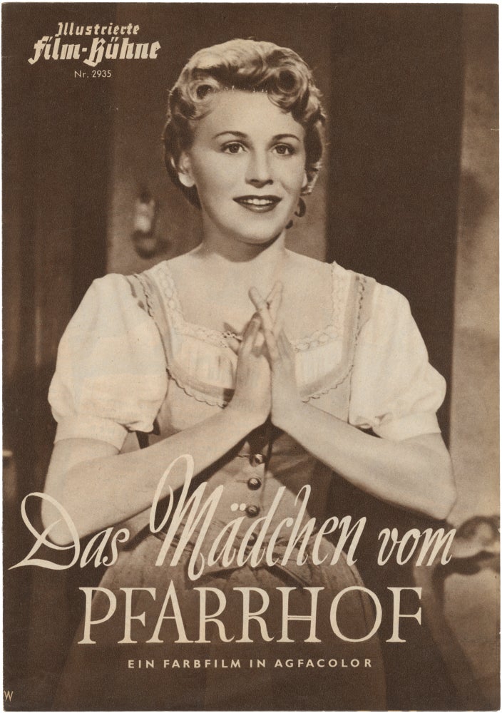 Book #156157] Das Mädchen vom Pfarrhof [The Girl of the Vicarage] (Original program for the 1955...