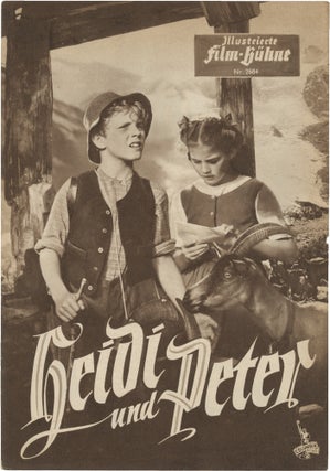 Book #156168] Heidi und Peter [Heidi and Peter] (Original program for the 1955 German film)....