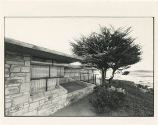 Book #156247] Clinton Della Walker House [Cabin on the Rocks] (Original photograph of the 1951...