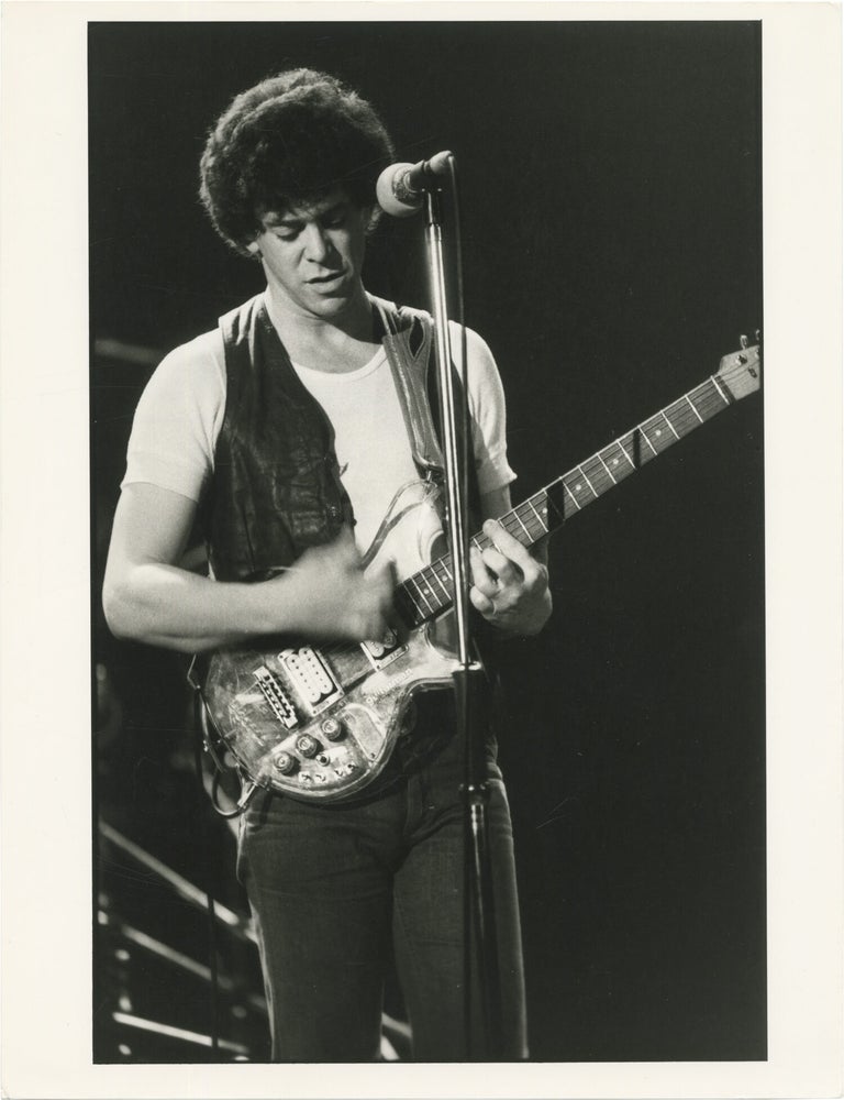 Four original photographs of Lou Reed, circa 1973-1976