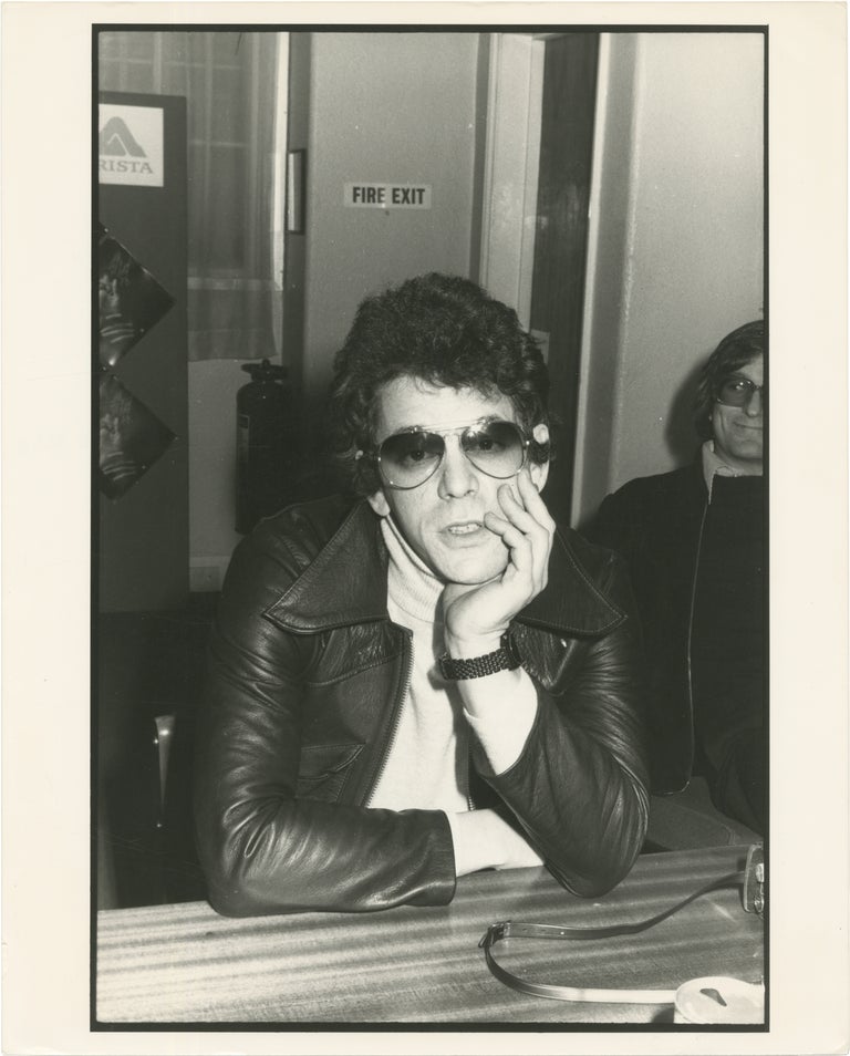 Four original photographs of Lou Reed, circa 1973-1976