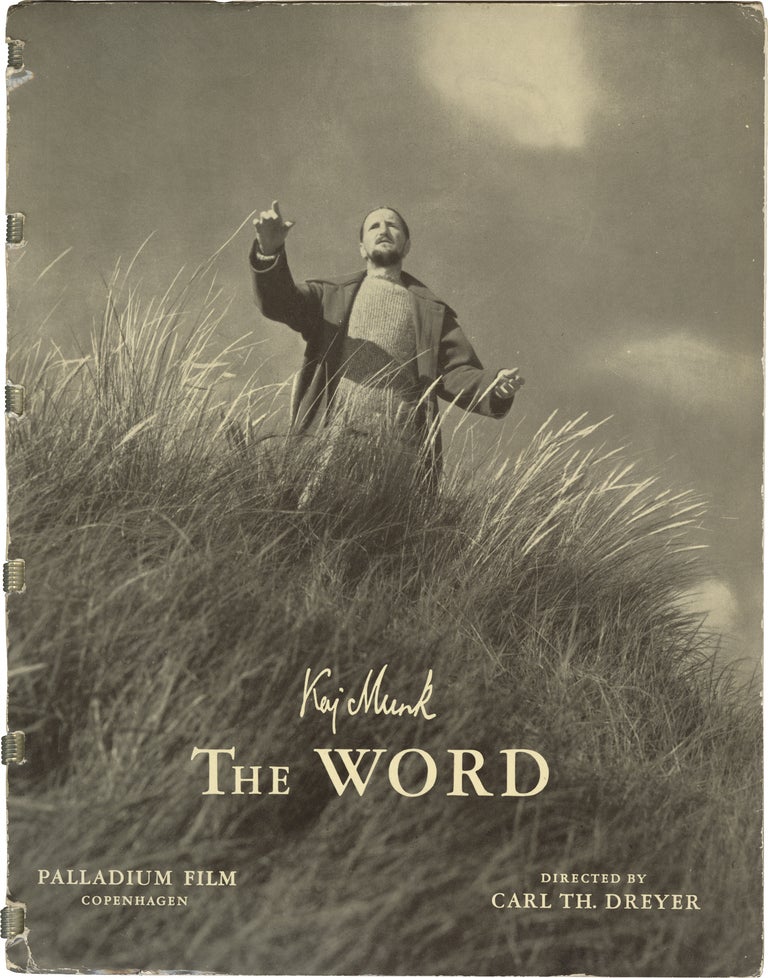 Book #156291] Ordet [The Word] (Original program for the 1955 Danish film). Carl Theodor Dreyer,...