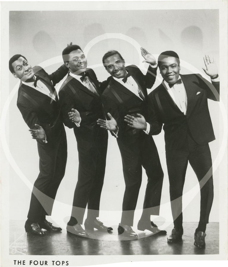 Six original publicity photographs of The Four Tops, circa 1965