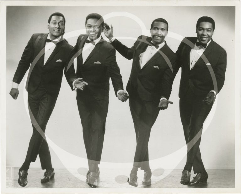 Six original publicity photographs of The Four Tops, circa 1965