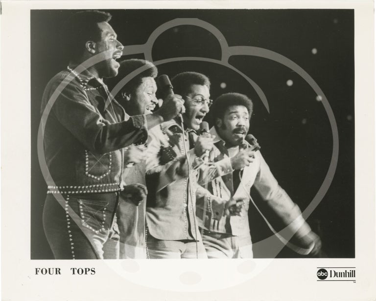 Six original publicity photographs of The Four Tops, circa 1965