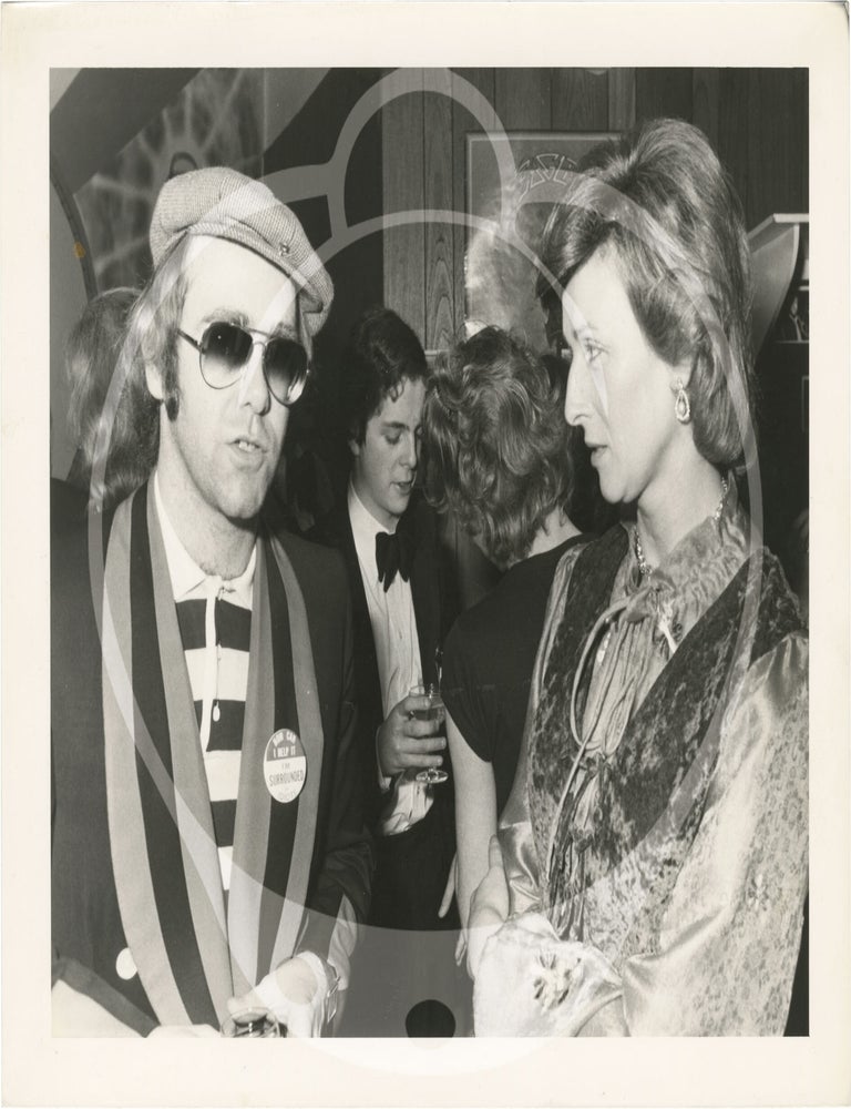 Collection of thirteen original photographs of Elton John, circa 1970s
