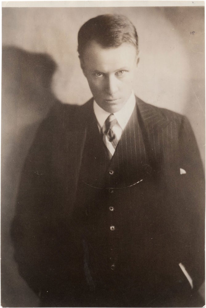 Book #156325] Original photograph of Sinclair Lewis, circa 1926. Sinclair Lewis, subject