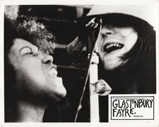 Book #156350] Glastonbury Fayre (Collection of six original photographs from the 1971 film)....