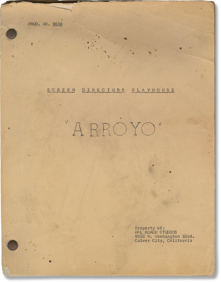 Book #156363] Screen Directors Playhouse: Arroyo (Original screenplay for the 1955 television...