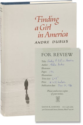 Book #156393] Finding a Girl in America (First Edition, Review Copy). Andre Dubus