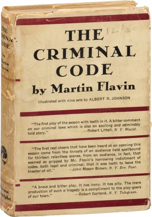 Book #156498] The Criminal Code (First Edition). Martin Flavin