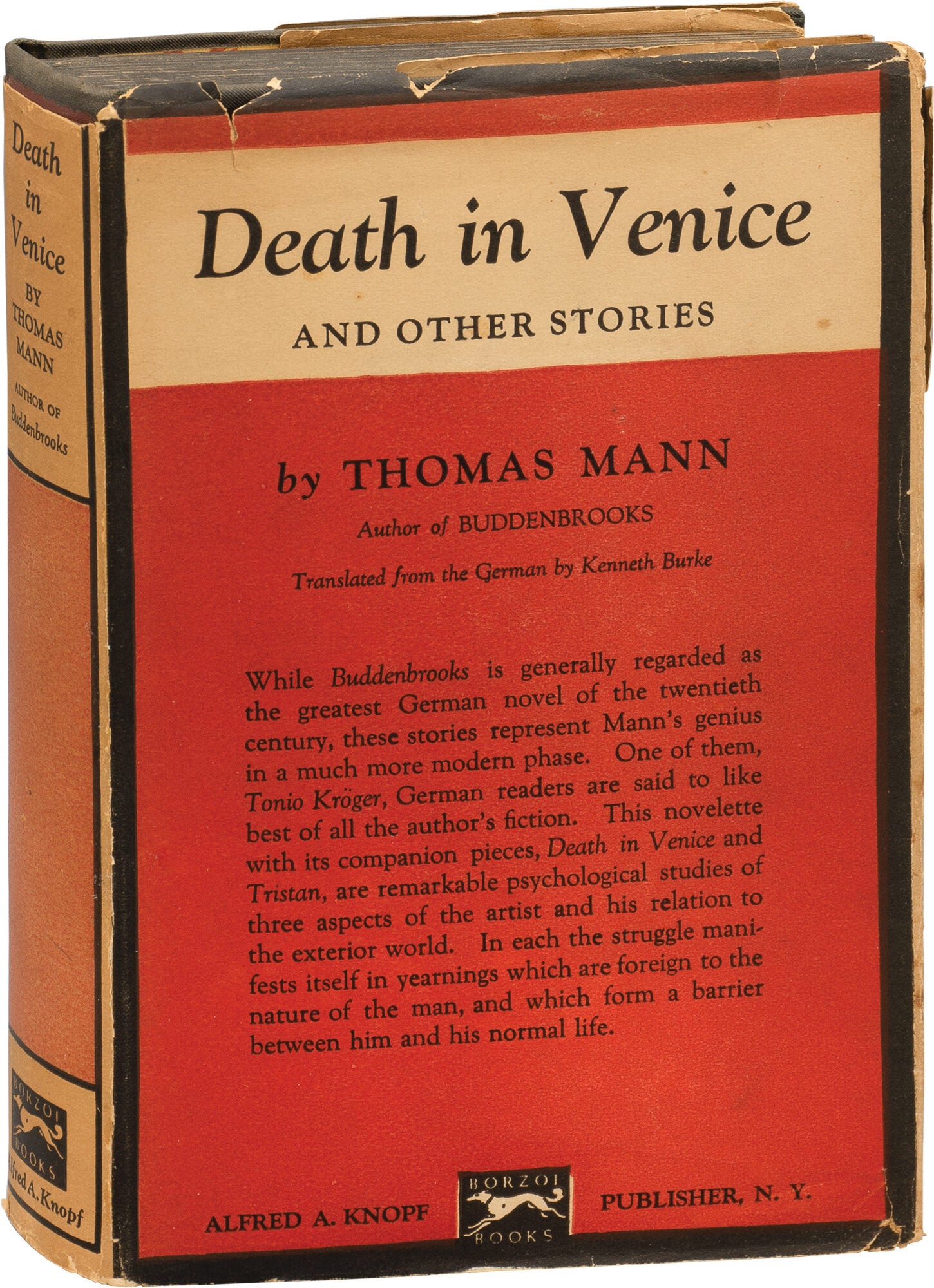 Death In Venice Thomas Mann Kenneth Burke Author Death In Venice Thomas Mann Kenneth Burke Author
