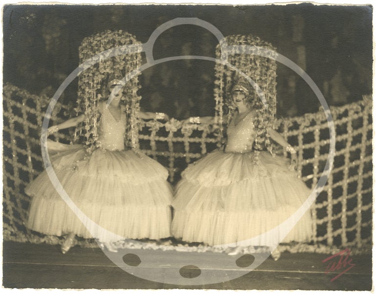 Collected archives of 40 original photographs of The Dolly Sisters, circa 1910s-1920s
