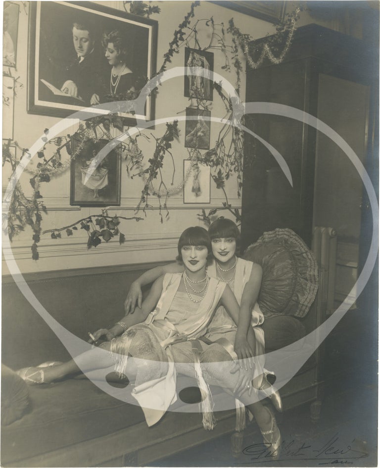 Collected archives of 40 original photographs of The Dolly Sisters, circa 1910s-1920s