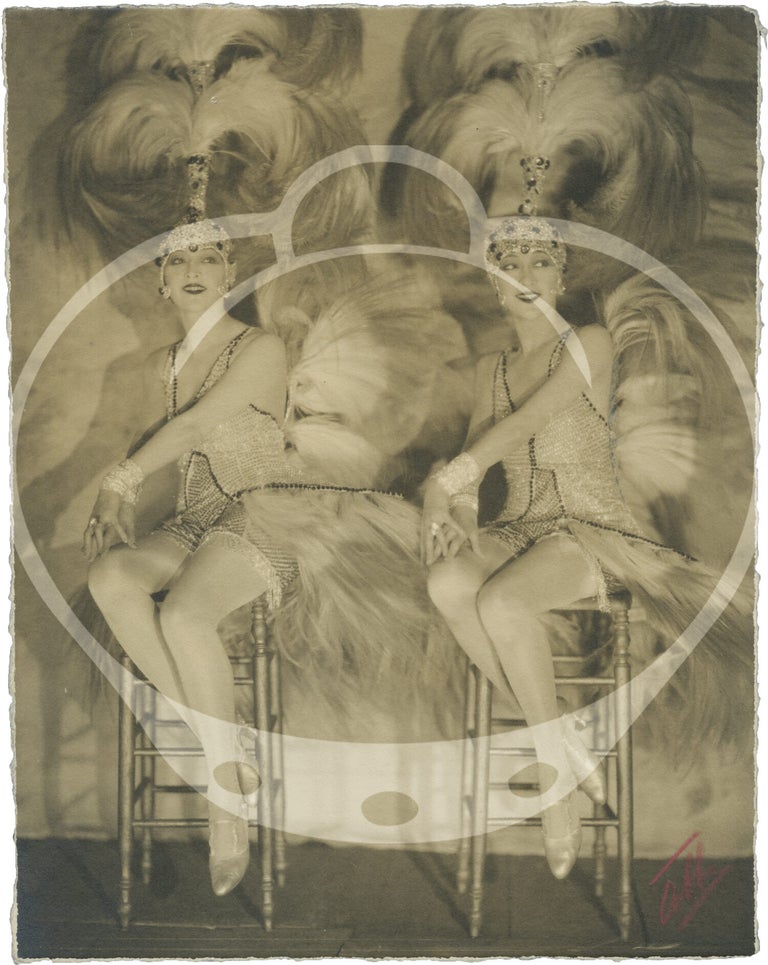 Collected archives of 40 original photographs of The Dolly Sisters, circa 1910s-1920s