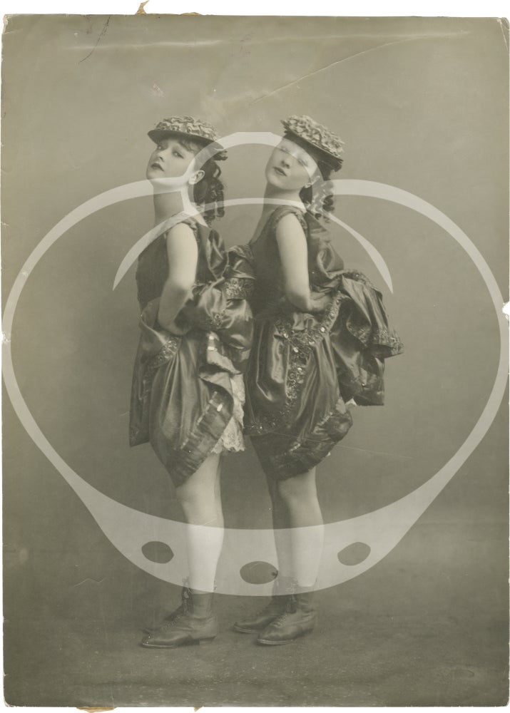 Collected archives of 40 original photographs of The Dolly Sisters, circa 1910s-1920s