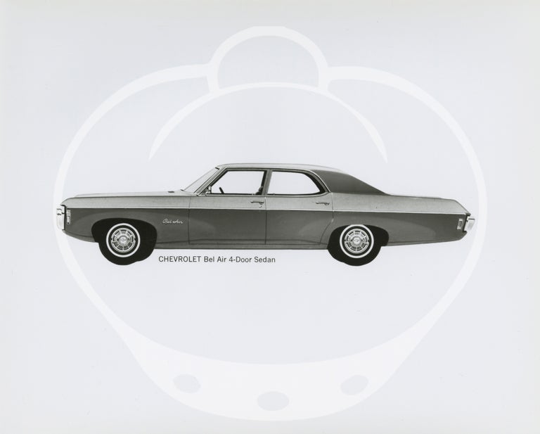 Archive of 48 original publicity photographs of the 1969 Chevrolet lineup of cars and trucks