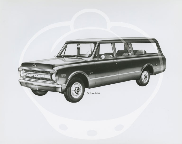 Archive of 48 original publicity photographs of the 1969 Chevrolet lineup of cars and trucks
