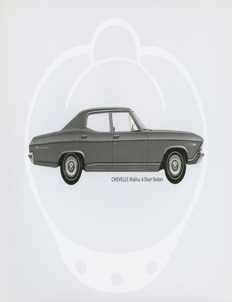 Archive of 48 original publicity photographs of the 1969 Chevrolet lineup of cars and trucks