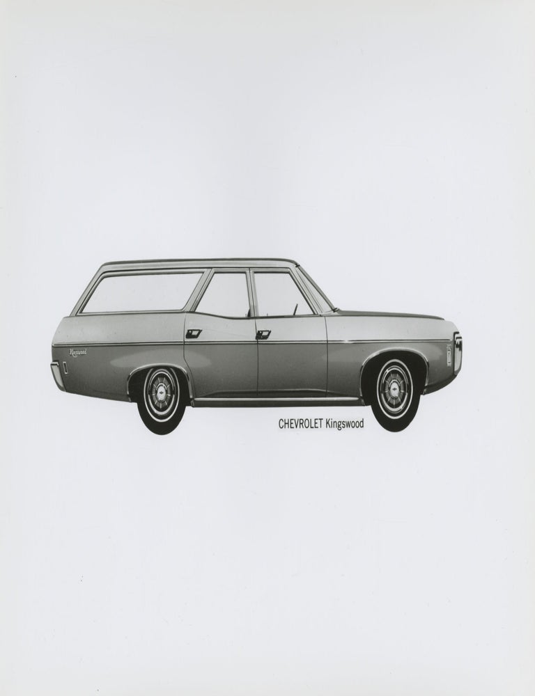 Archive of 48 original publicity photographs of the 1969 Chevrolet lineup of cars and trucks