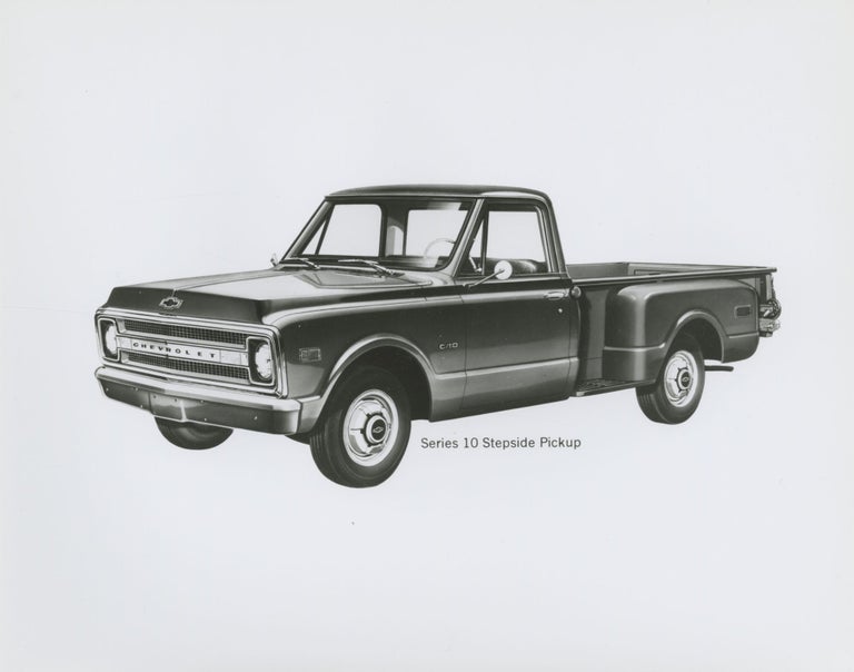 Archive of 48 original publicity photographs of the 1969 Chevrolet lineup of cars and trucks