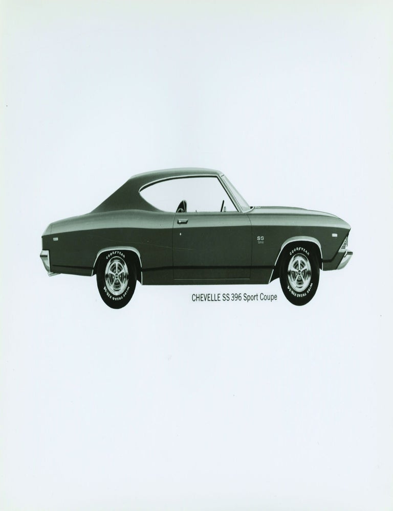Archive of 48 original publicity photographs of the 1969 Chevrolet lineup of cars and trucks