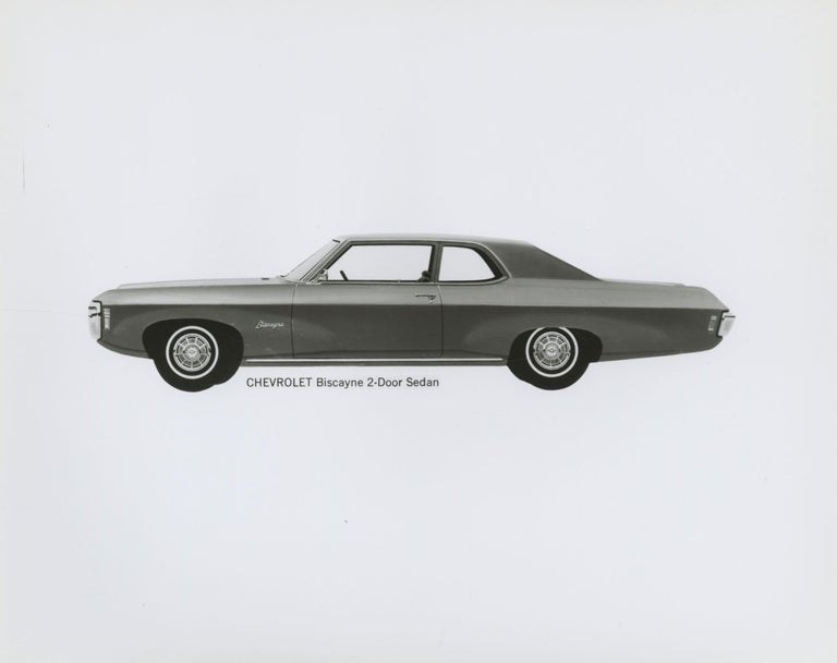 Archive of 48 original publicity photographs of the 1969 Chevrolet lineup of cars and trucks