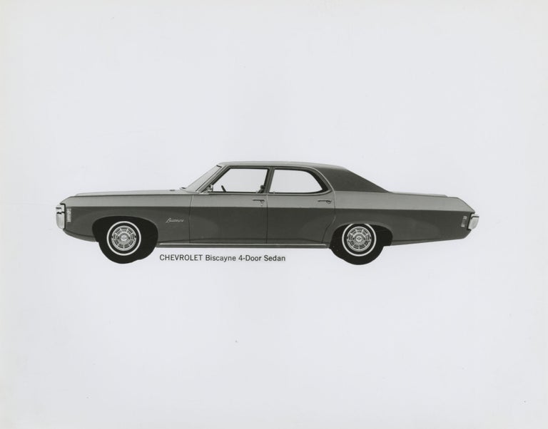 Archive of 48 original publicity photographs of the 1969 Chevrolet lineup of cars and trucks