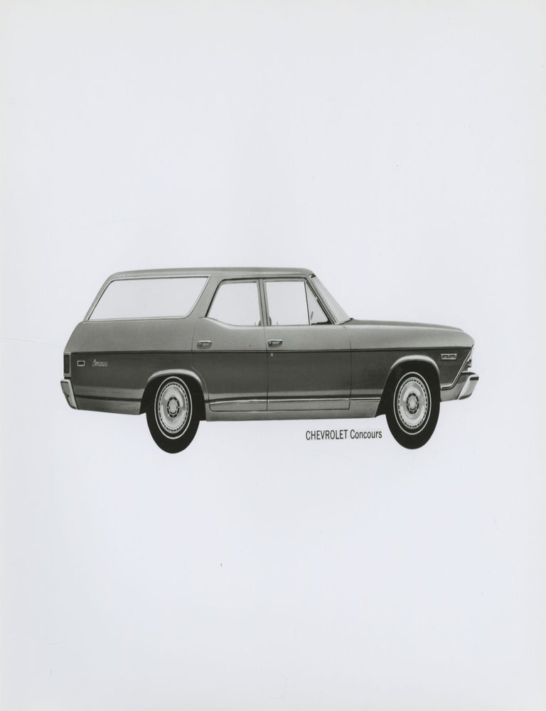 Archive of 48 original publicity photographs of the 1969 Chevrolet lineup of cars and trucks