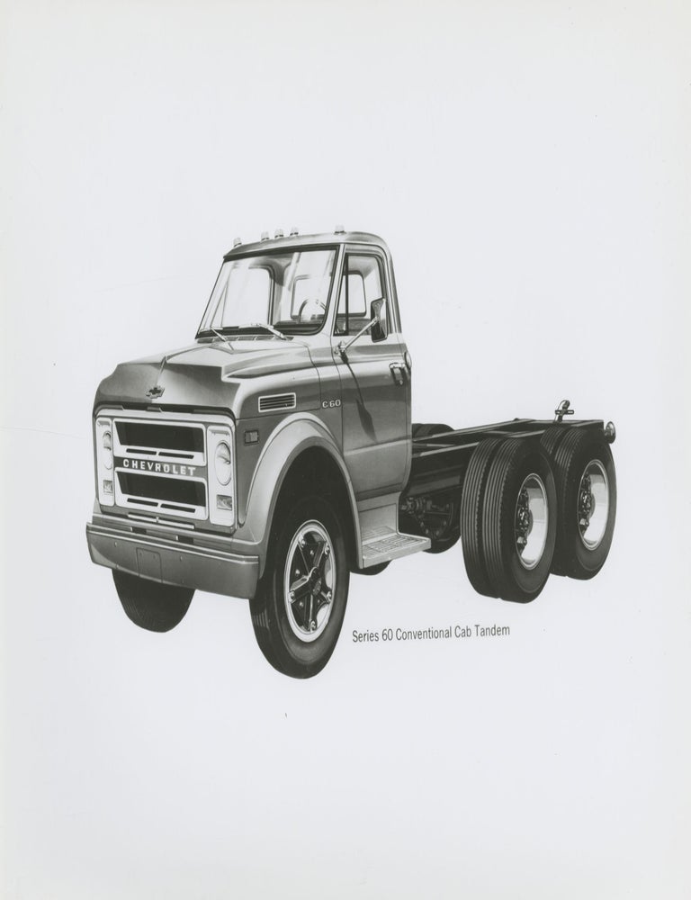 Archive of 48 original publicity photographs of the 1969 Chevrolet lineup of cars and trucks