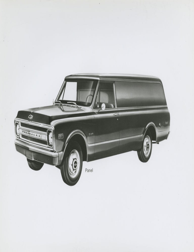 Archive of 48 original publicity photographs of the 1969 Chevrolet lineup of cars and trucks