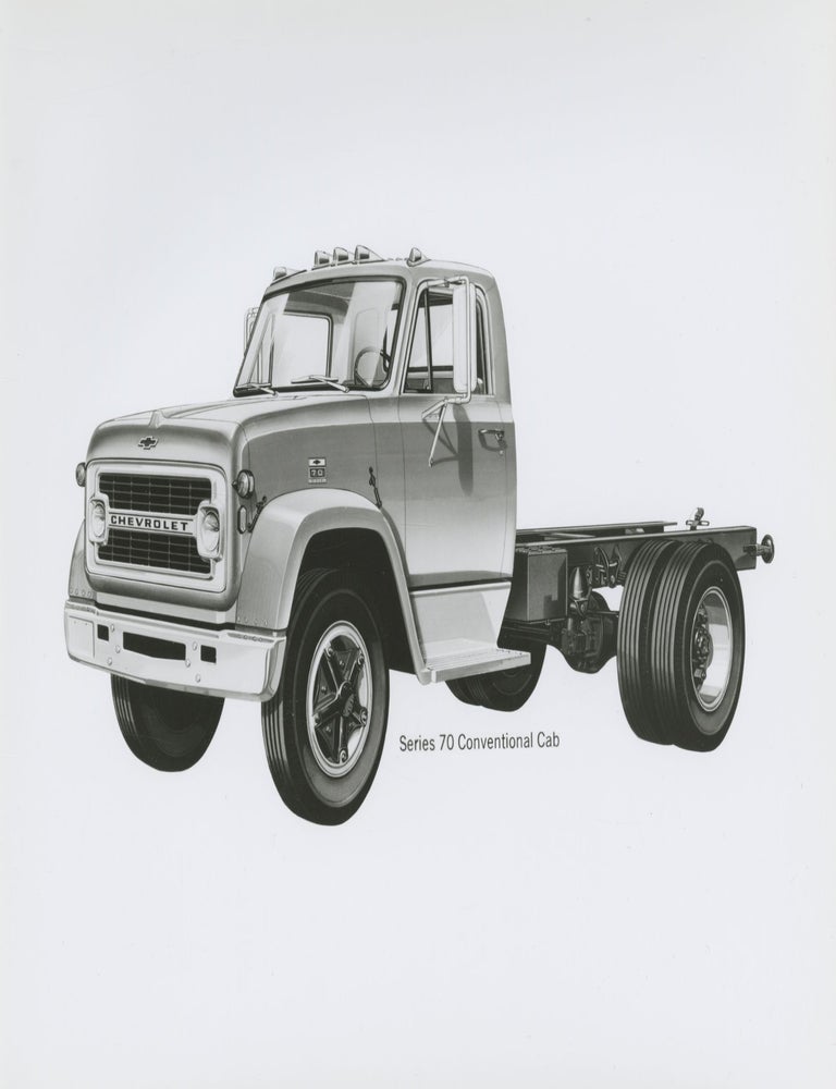 Archive of 48 original publicity photographs of the 1969 Chevrolet lineup of cars and trucks