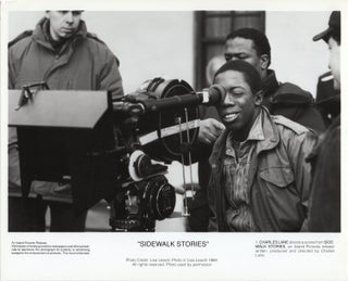 Book #156696] Sidewalk Stories (Original photograph of Charles Lane on the set of the 1989 film)....