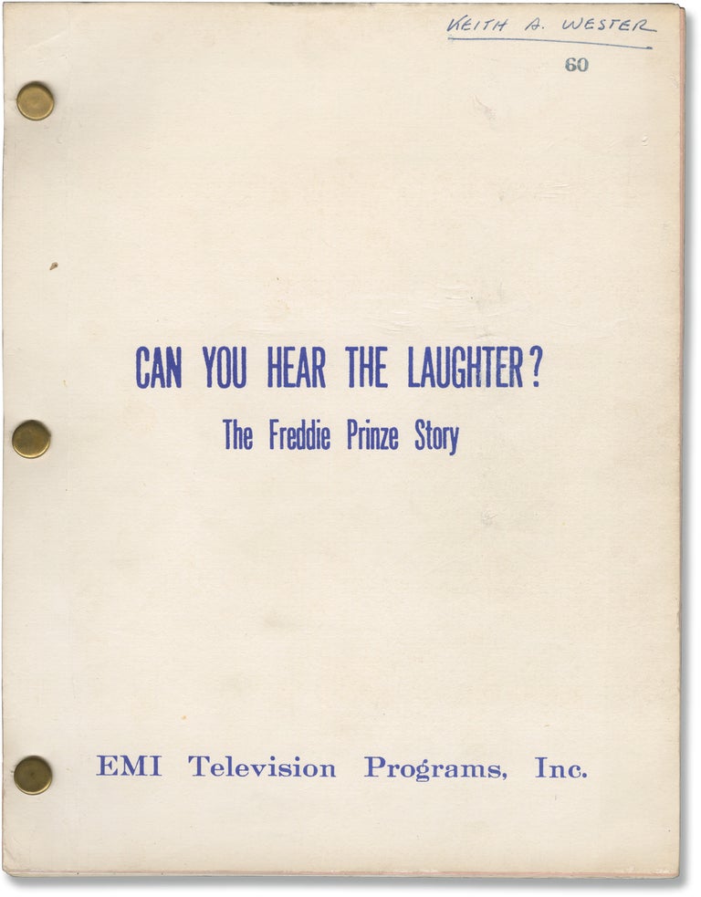 [Book #156737] Can You Hear the Laughter? The Story of Freddie Prinze [The Freddie Prinze Story]. Burt Brinckerhoff, Peter S. Greenberg, Darlene Young, Keven Hooks Ira Angustain, Randee Heller, director, article, screenwriter, starring.