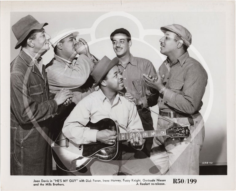 Eight original photographs of The Mills Brothers