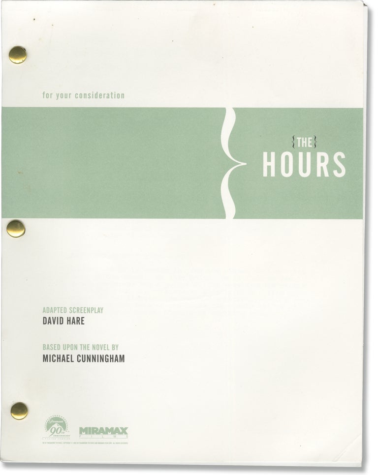[Book #156807] The Hours. Stephen Daldry, Michael Cunningham, David Hare, Julianne Moore Nicole Kidman, Meryl Streep, director, novel, screenwriter, starring.