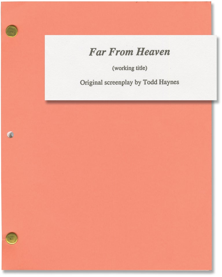 [Book #156814] Far From Heaven. Todd Haynes, Dennis Quaid Julianne Moore, Patricia Clarkson, Dennis Haysbert, screenwriter director, starring.